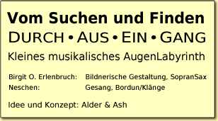 Vom Suchen und Finden Vom Suchen und Finden